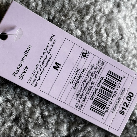 NWT Wild Fable Overlay Cami Top Nude Cream Floral Lace Mesh Back Size: Medium - Picture 3 of 3